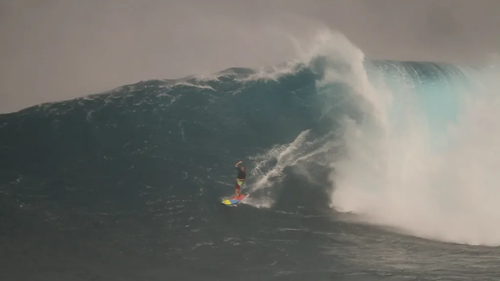 North-shore big-wave surf in Hawaii