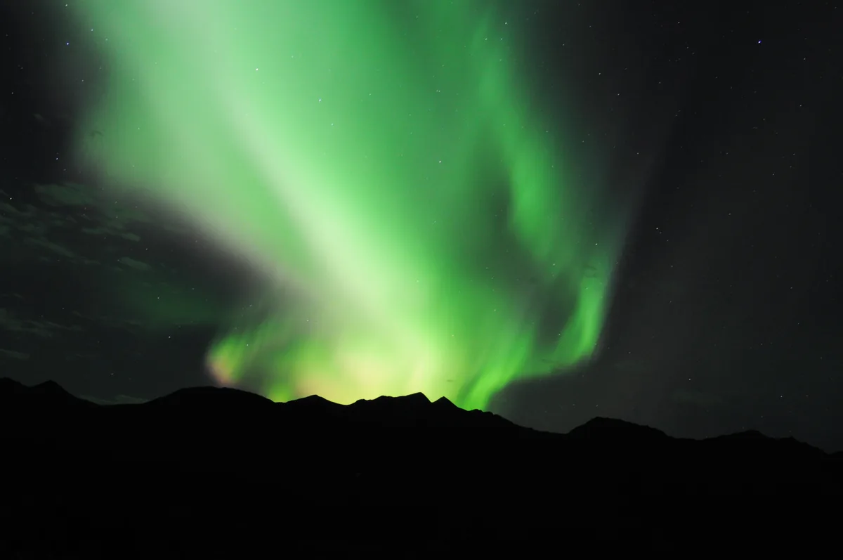 Northern lights (aurora) in Alaska
