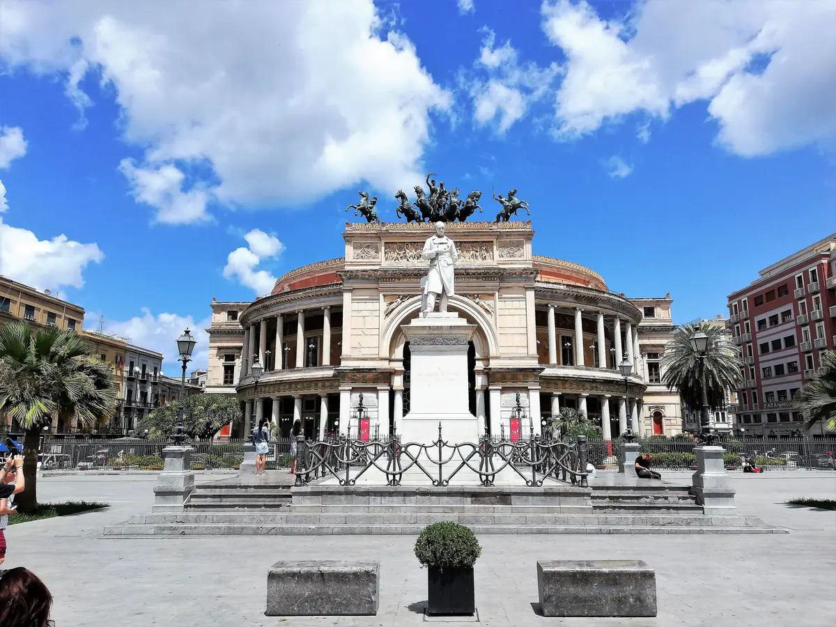 Politeama and Via Liberta in Palermo