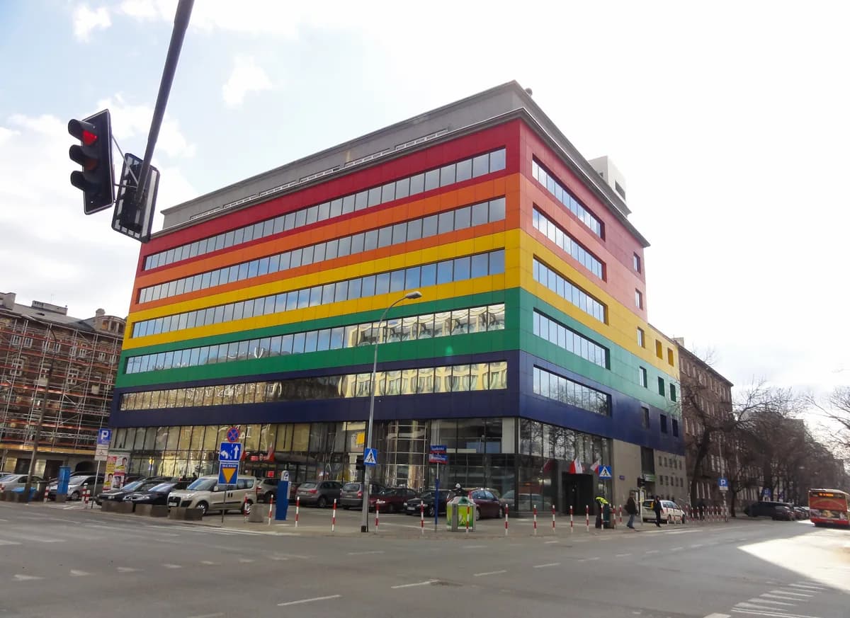 Praga district in Warsaw