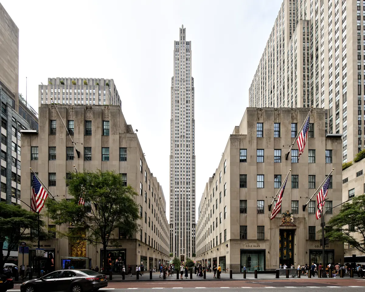 Rockefeller Center and Fifth Avenue in New York