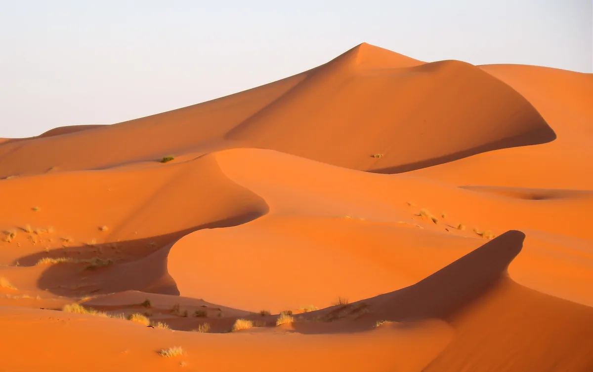 Sahara desert season in Morocco