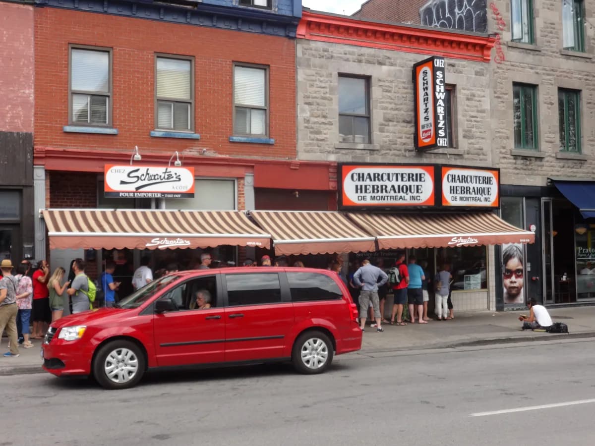 Schwartz's and the Main in Montreal