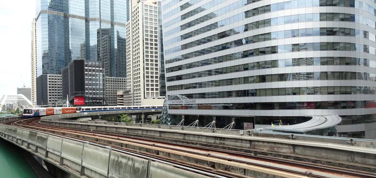 Silom and Sathorn in Bangkok