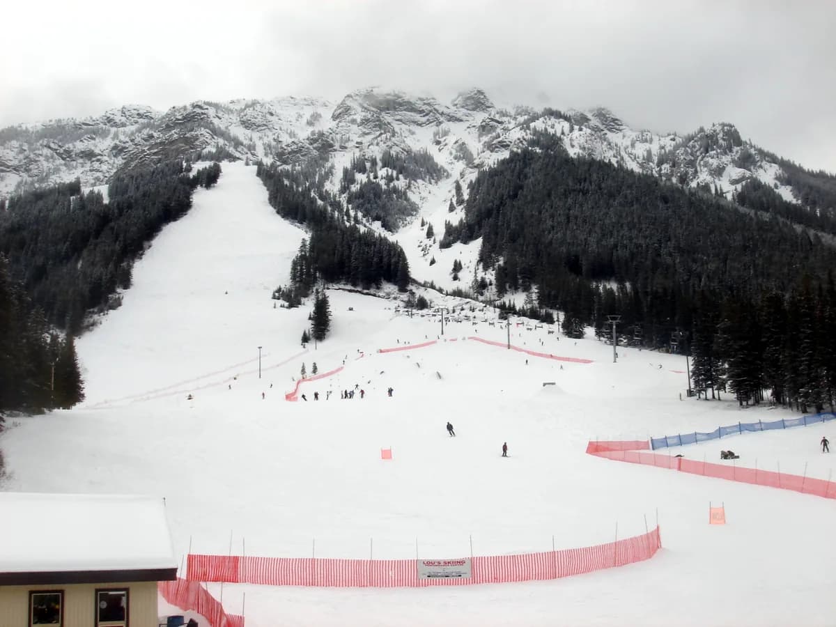 Ski season in Banff