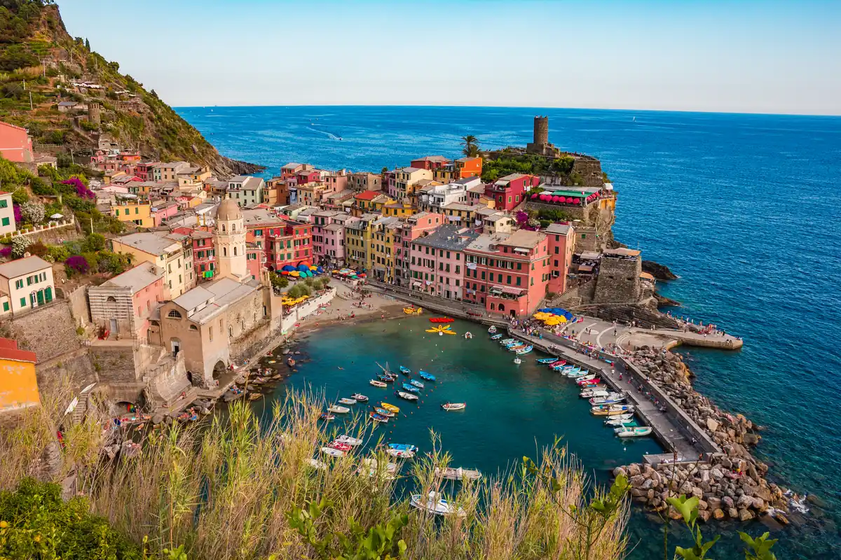 Summer coast season in Italy