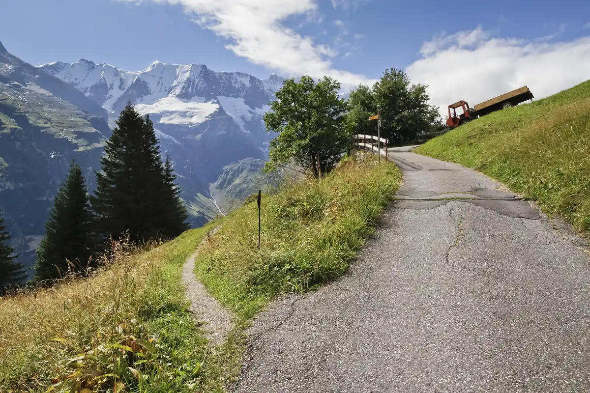 Summer hiking season in Switzerland