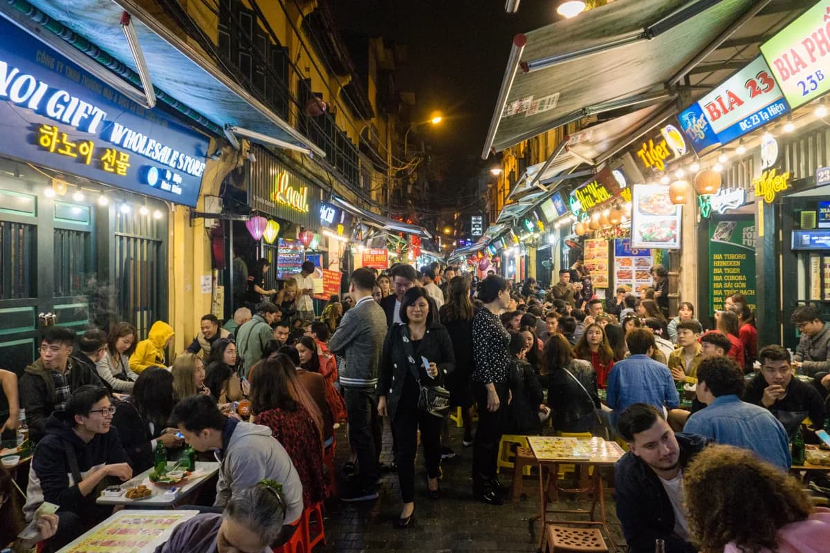 Ta Hien in Hanoi
