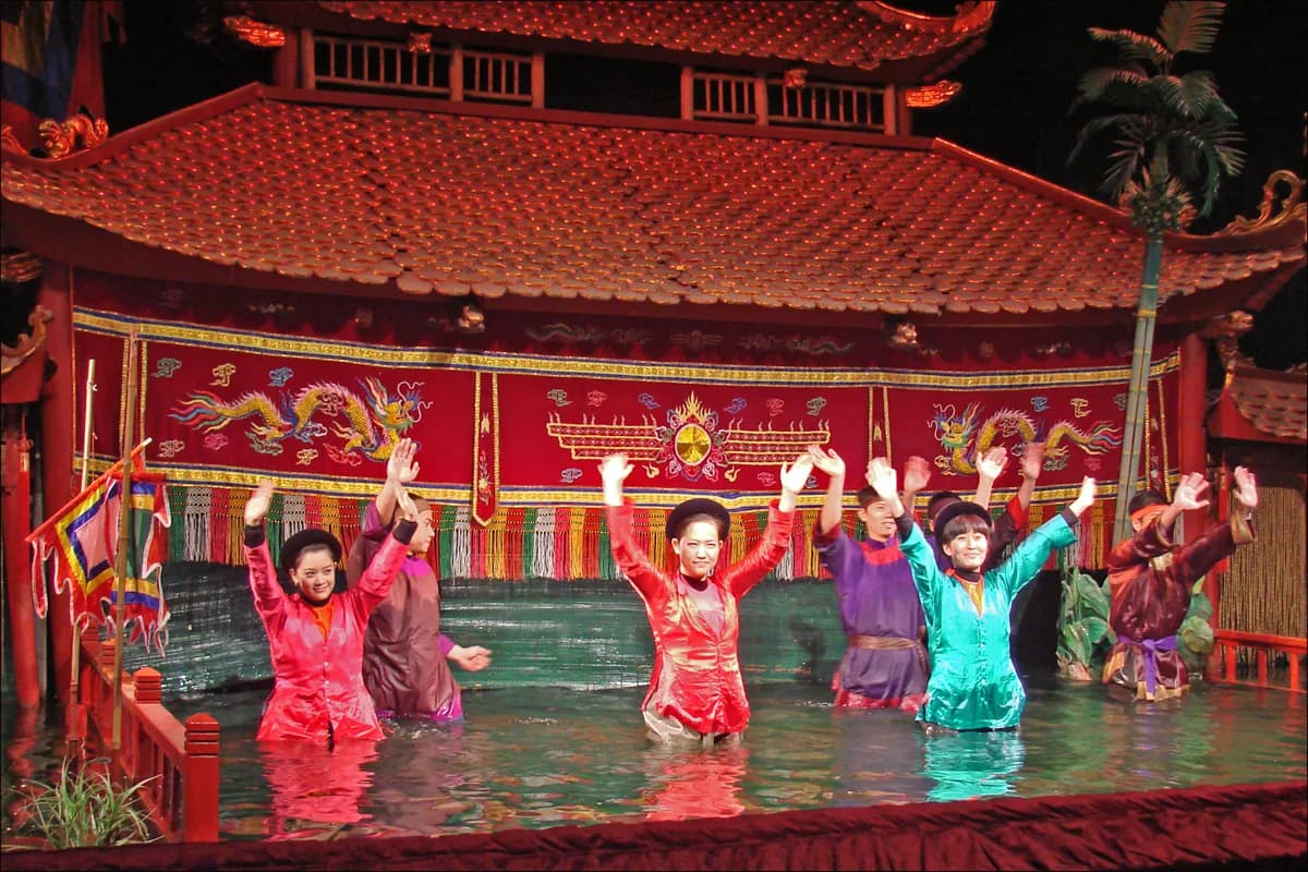 Thang Long Water Puppet Theatre in Hanoi