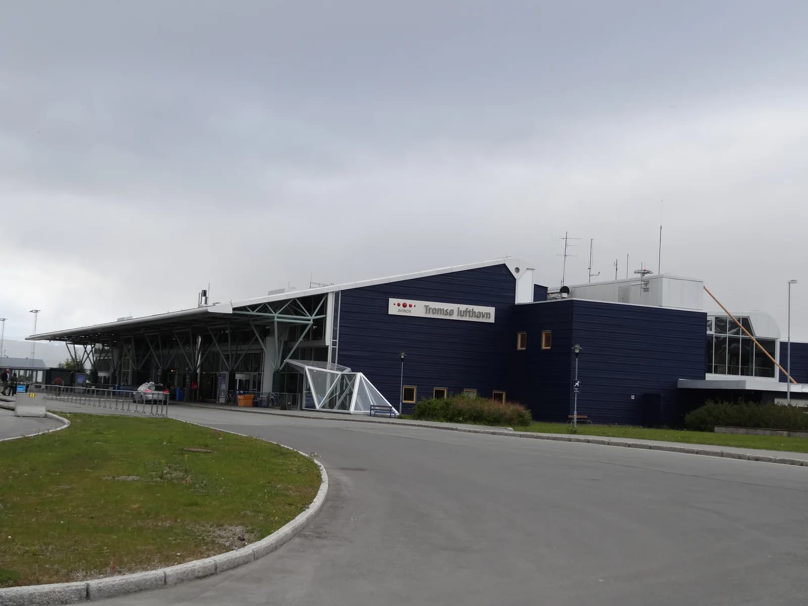 The airport side, Langnes in Tromso