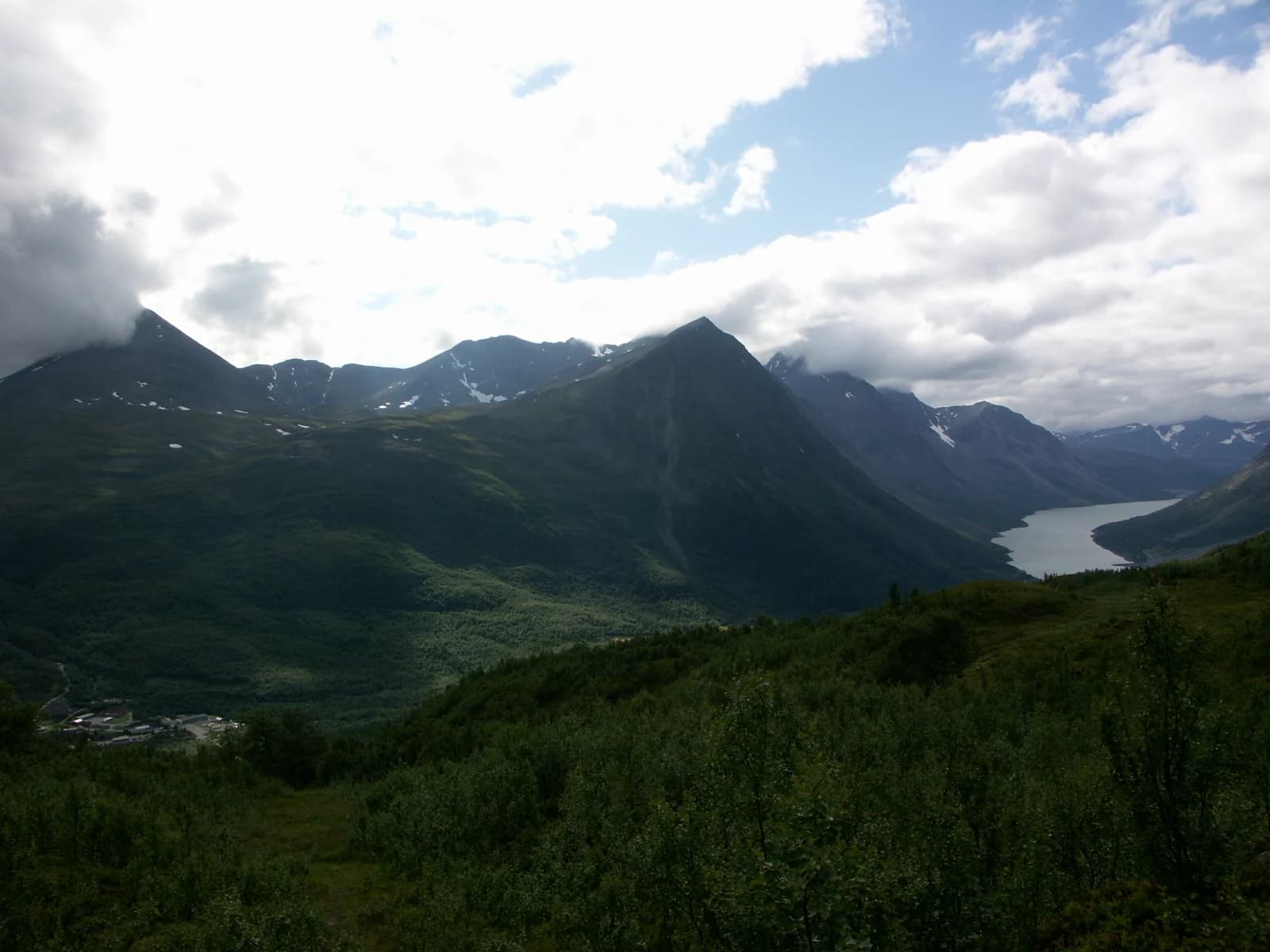 The fjord side inland and Lyngen in Tromso
