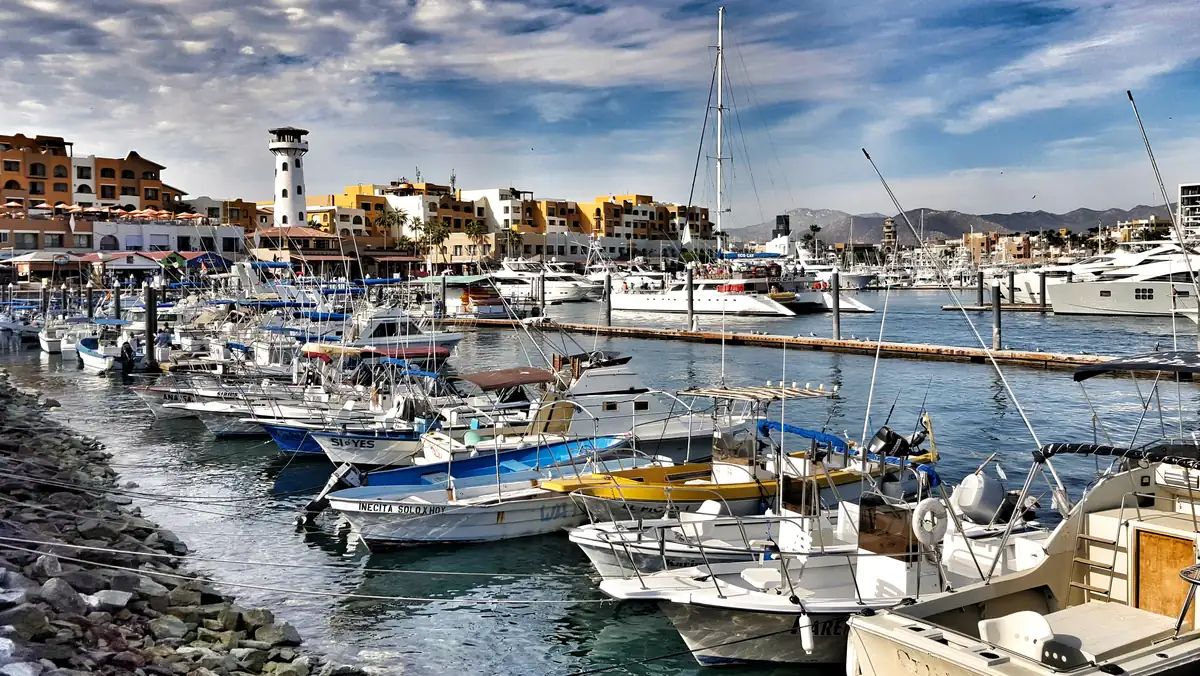 The Marina & downtown nightlife in Cabo San Lucas