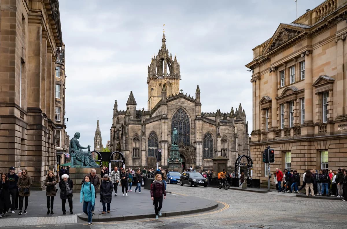 The Old Town in Edinburgh