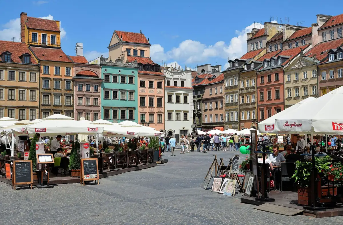 The Old Town & Market Square in Warsaw