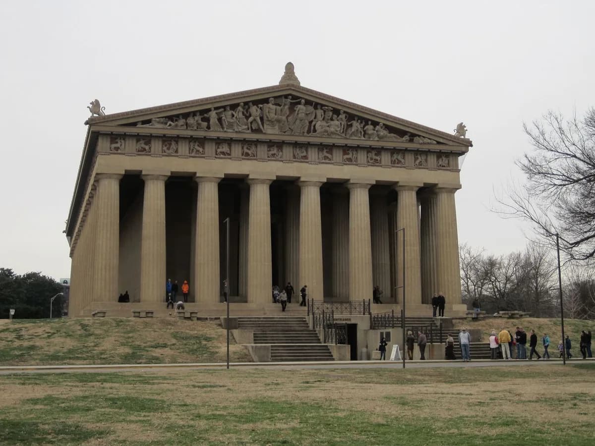 The Parthenon and Centennial Park in Nashville