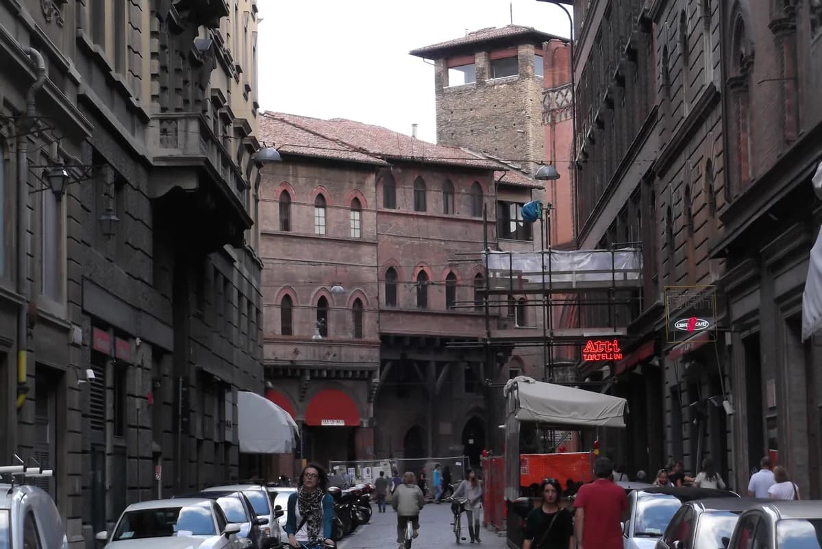 The Quadrilatero food market in Bologna