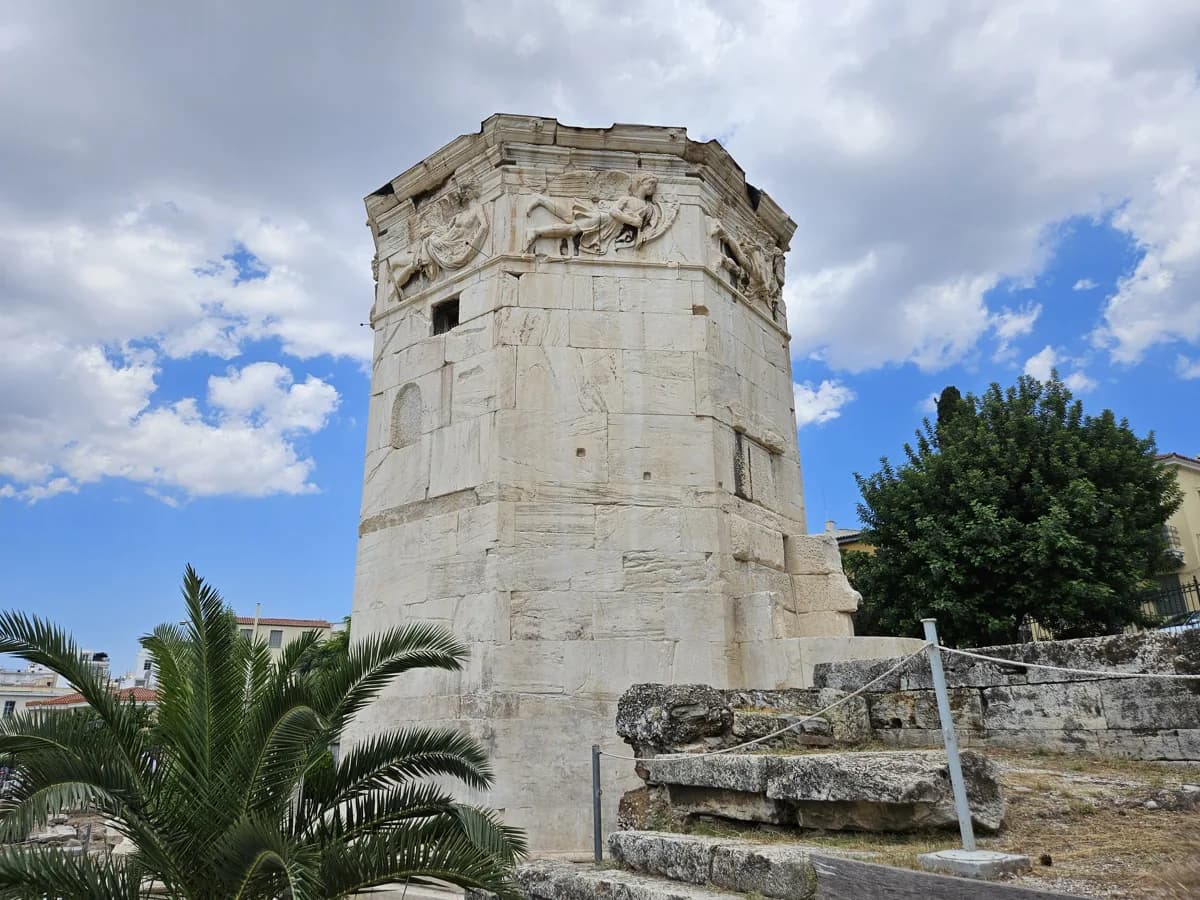 The Roman Agora and Tower of the Winds in Athens