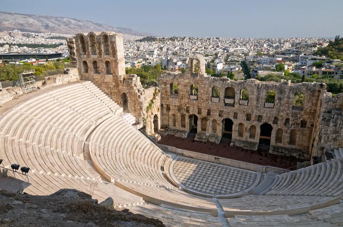 The South Slope in Athens