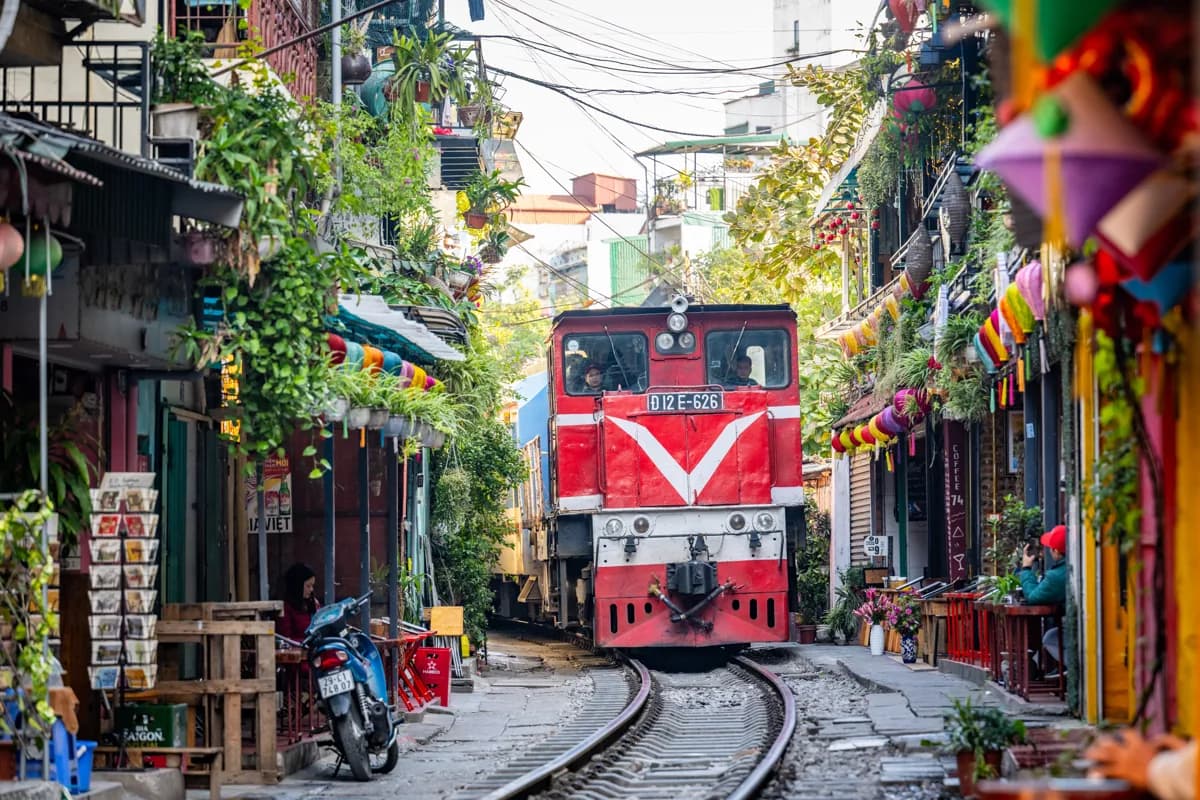 Train Street in Hanoi