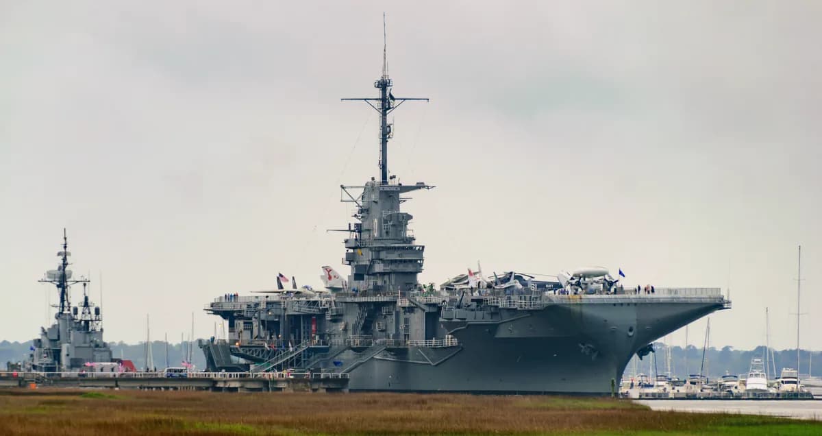 USS Yorktown at Patriots Point in Charleston