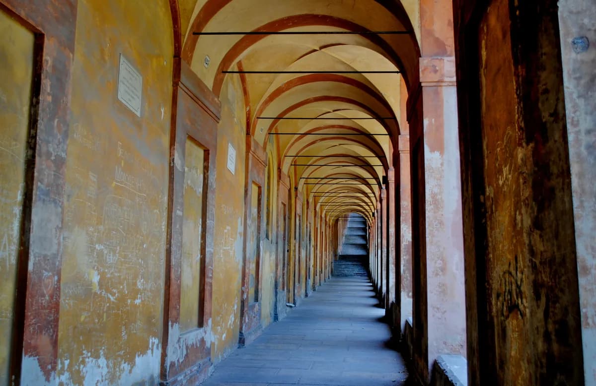 Walk the portico to San Luca in Bologna