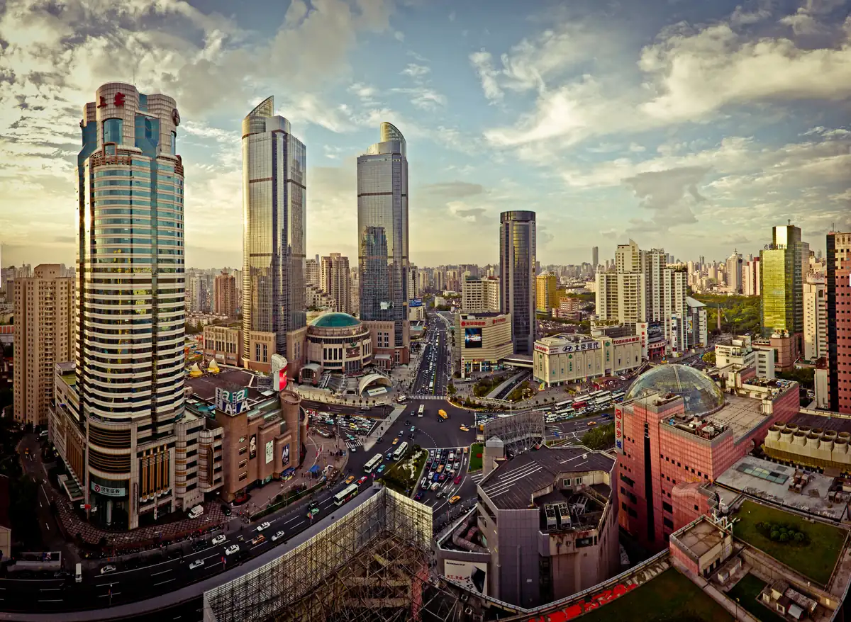 Xujiahui in Shanghai