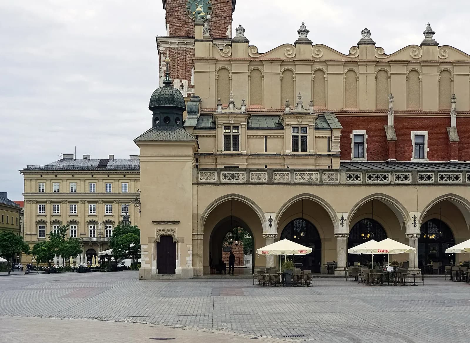 The Cloth Hall on the Main Market Square in Krakow Old Town
