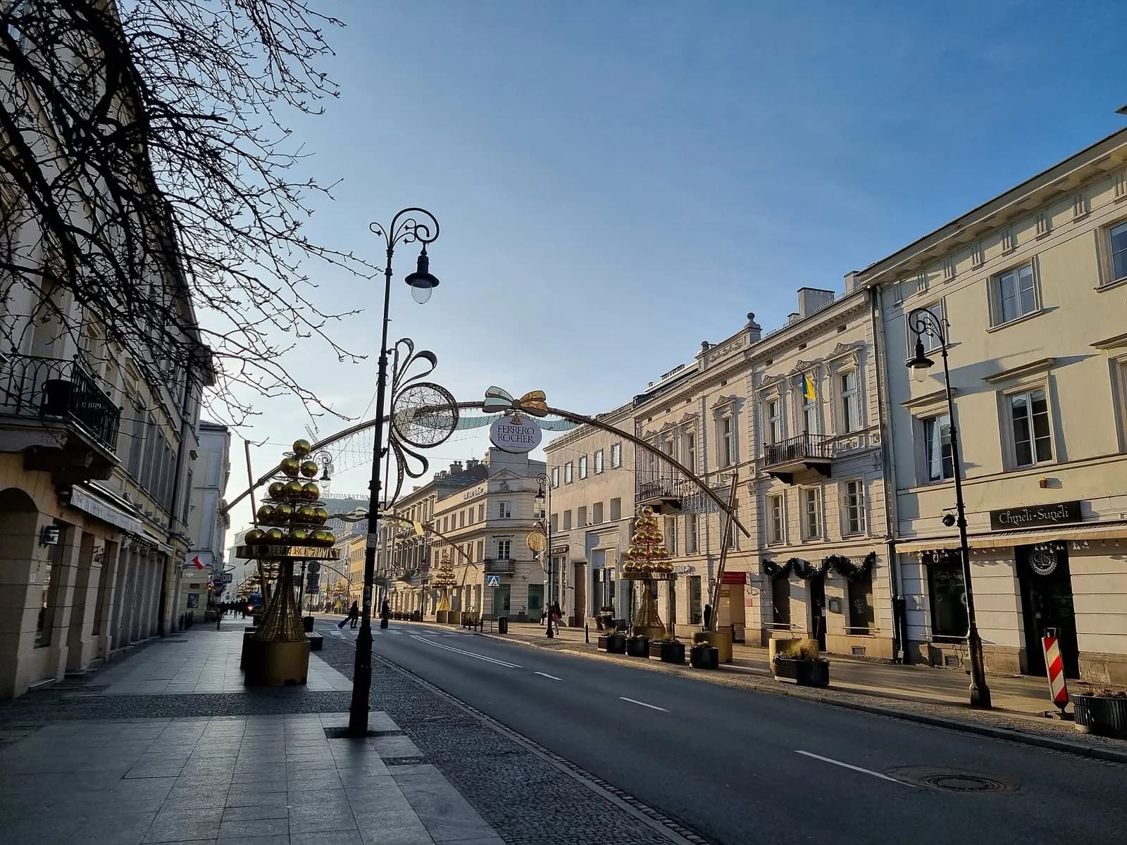 Nowy Swiat street in central Warsaw