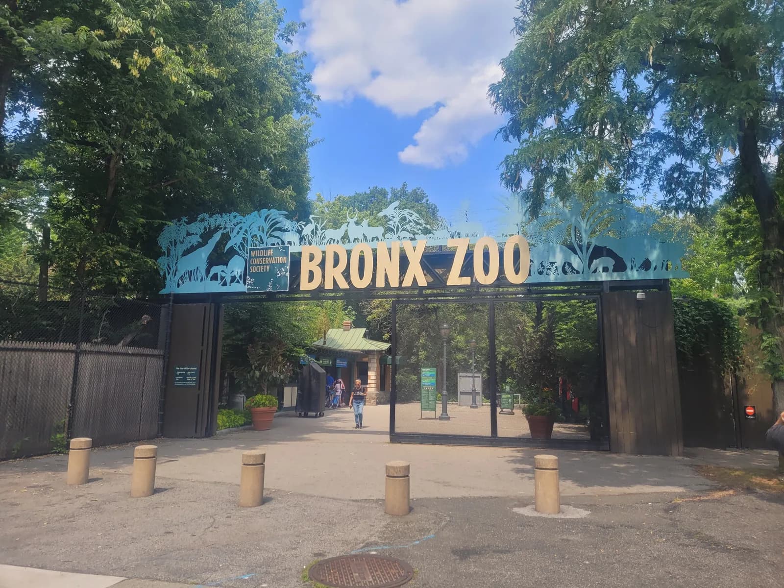 The Asia Gate entrance at the Bronx Zoo in New York